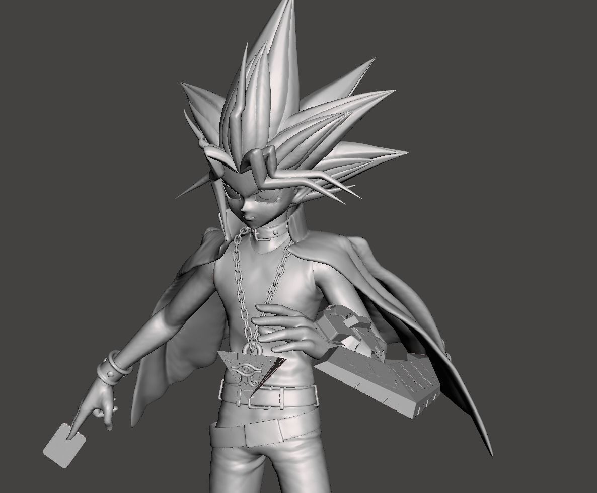 Muto Yugi 3D Model 3D print model_1