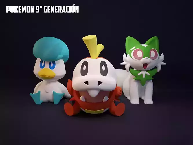 POKEMON NOVENA GENERACION 3D print model