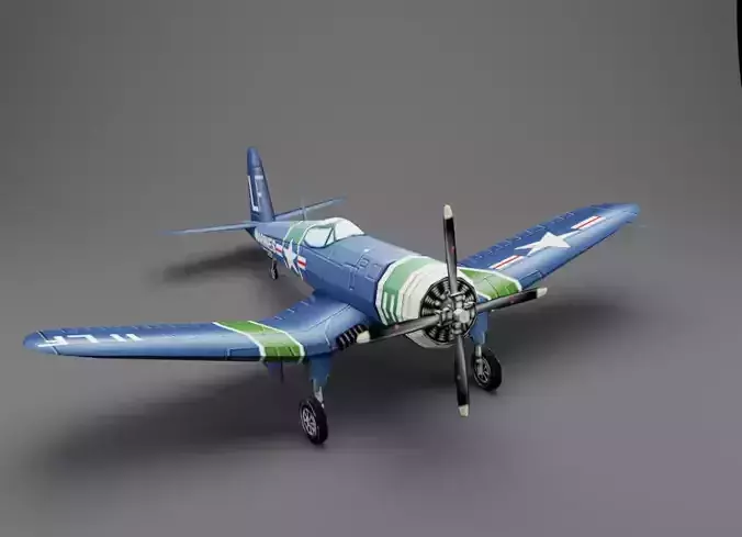 F4u aviation 3D model