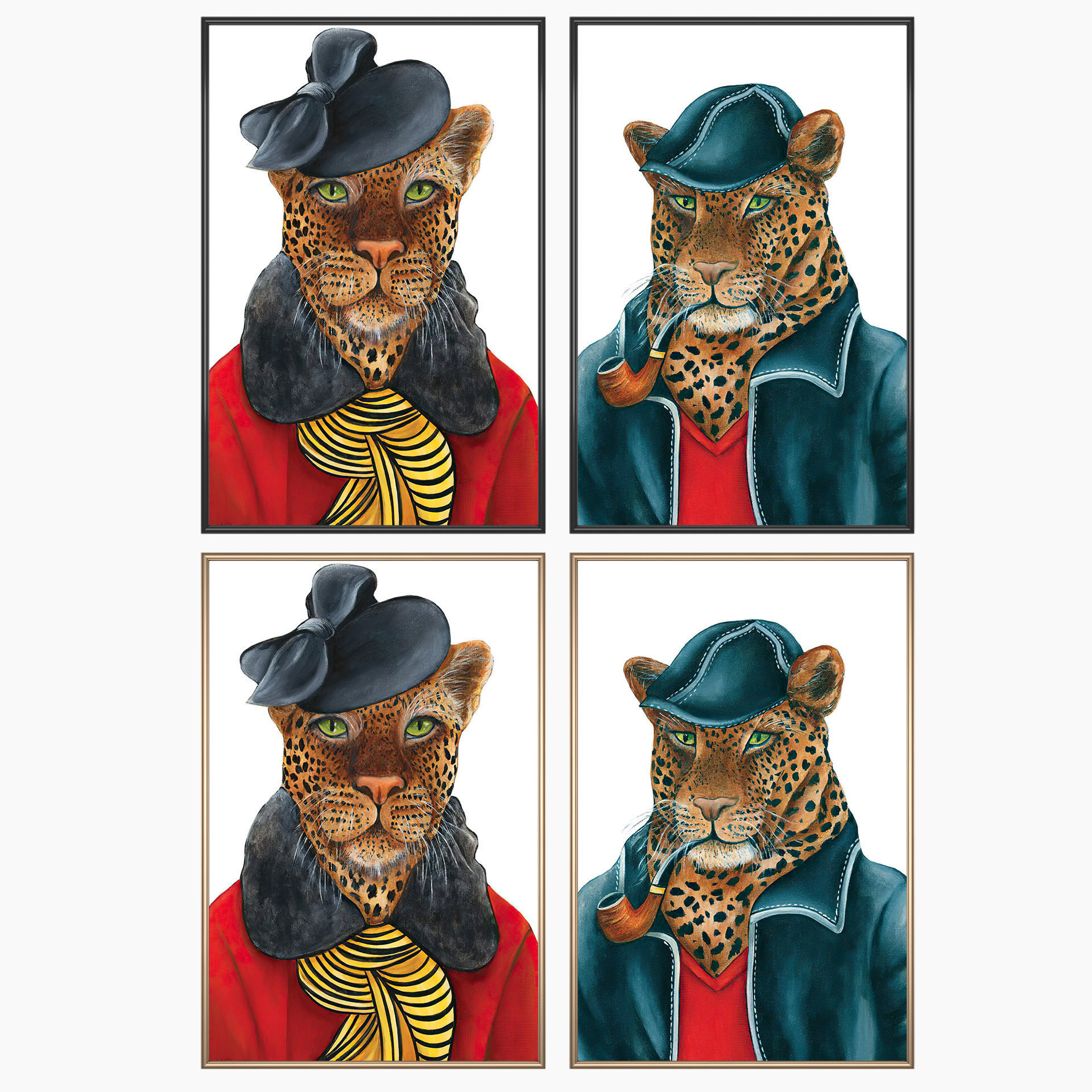 Wall Art Set 3494 3D model_1