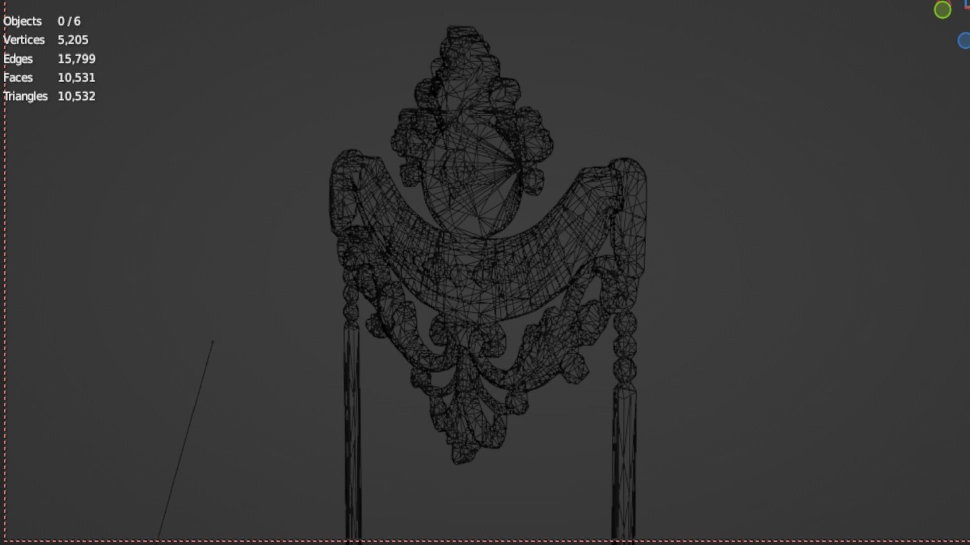 Classic decor ornament 103 3D model_7