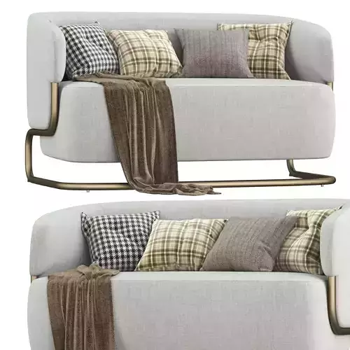 Ditre Italia Marabu Sofa Low-poly 3D model