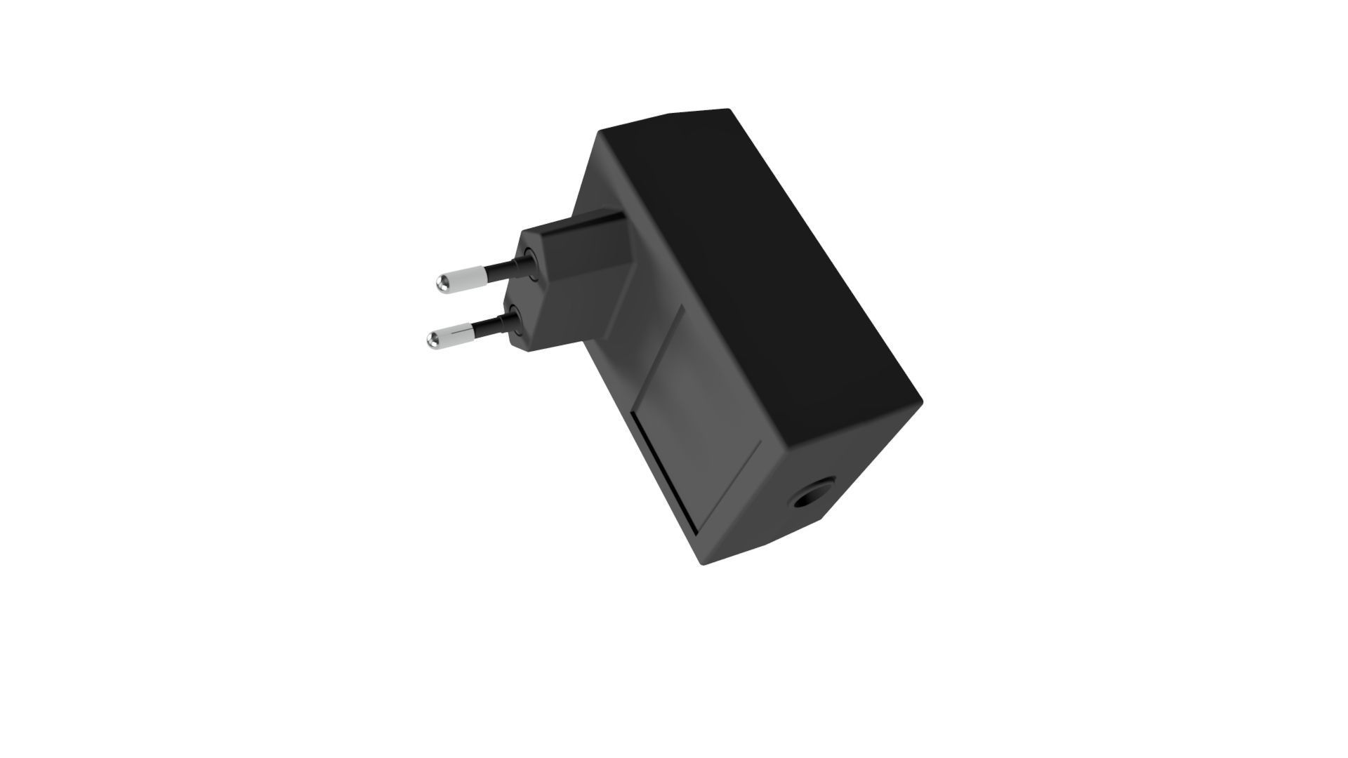 CHARGING ADAPTER Low-poly 3D model_4