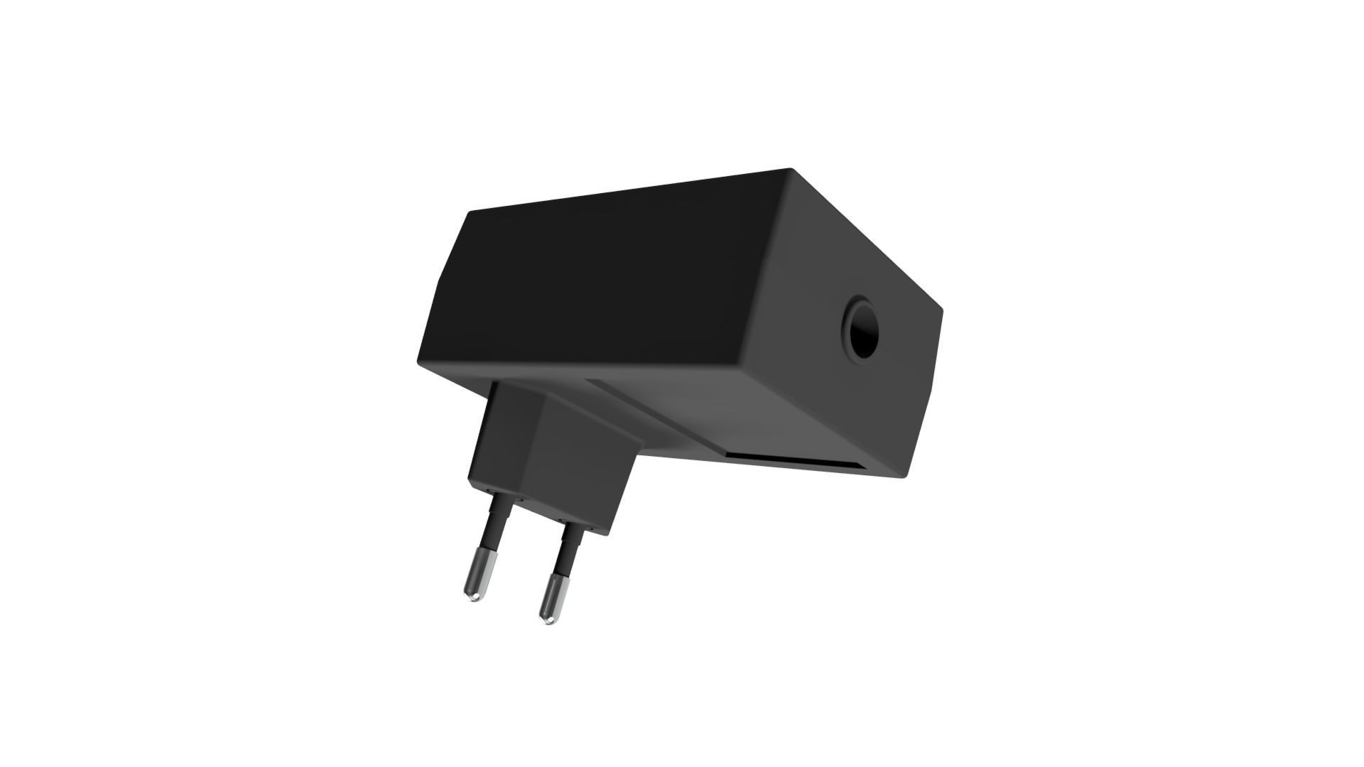CHARGING ADAPTER Low-poly 3D model_6