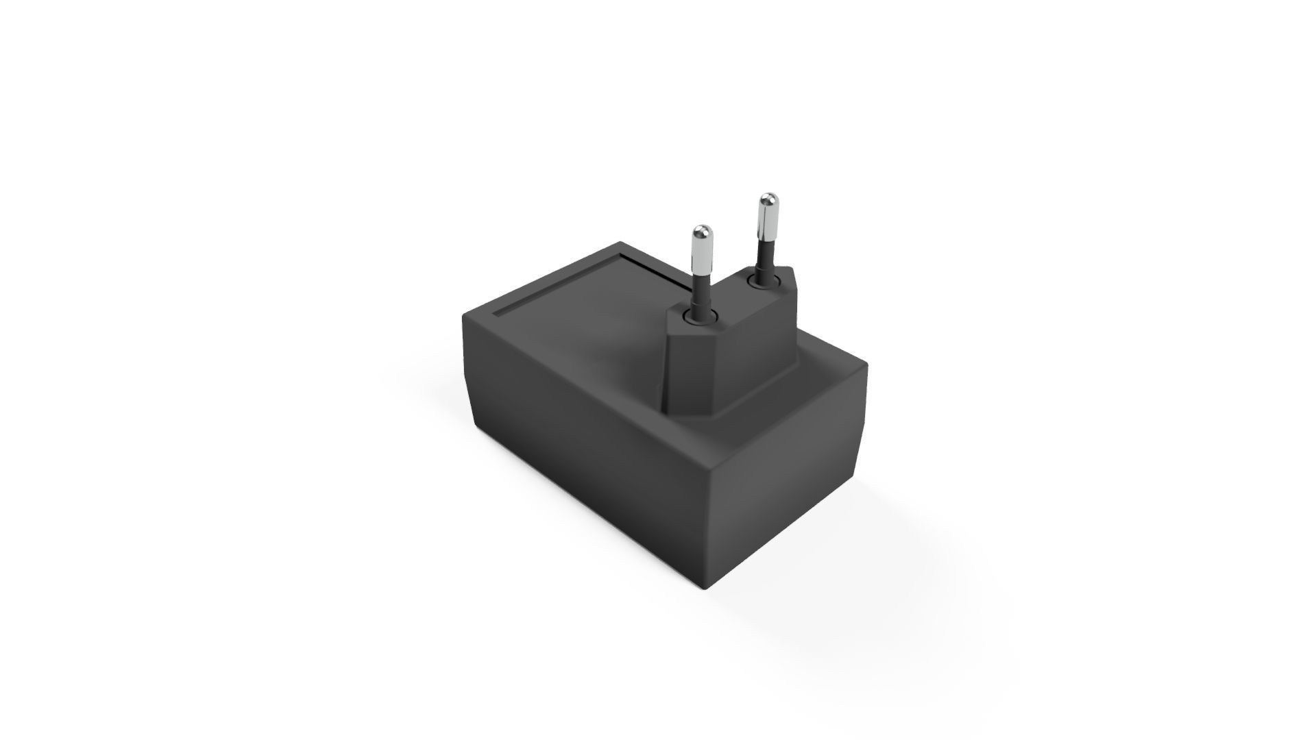 CHARGING ADAPTER Low-poly 3D model_2