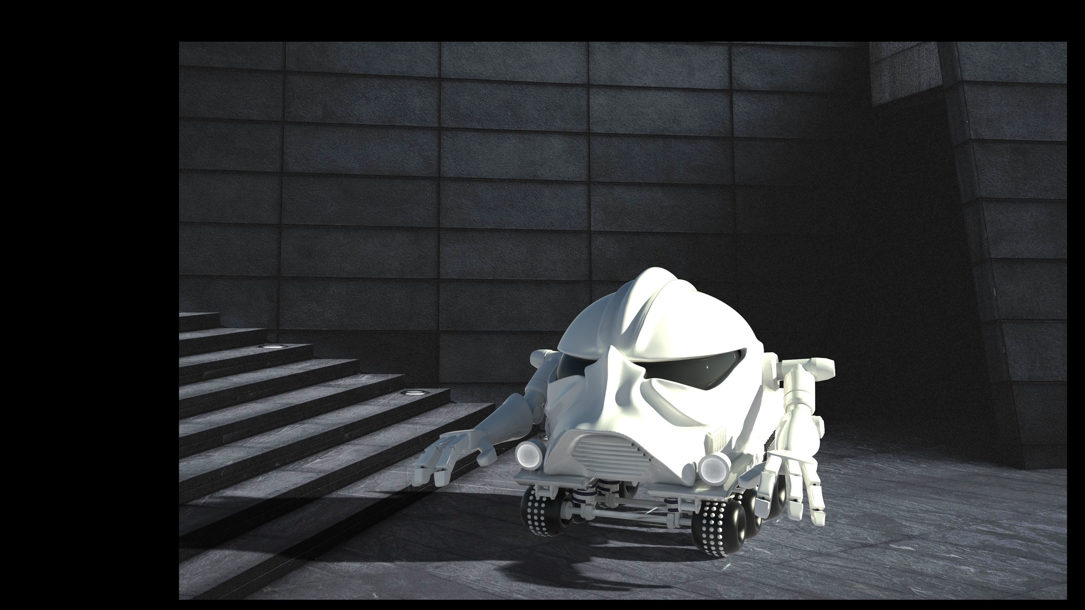 Moonwalker Robothelmets Series Sci Fi 3D print model_8