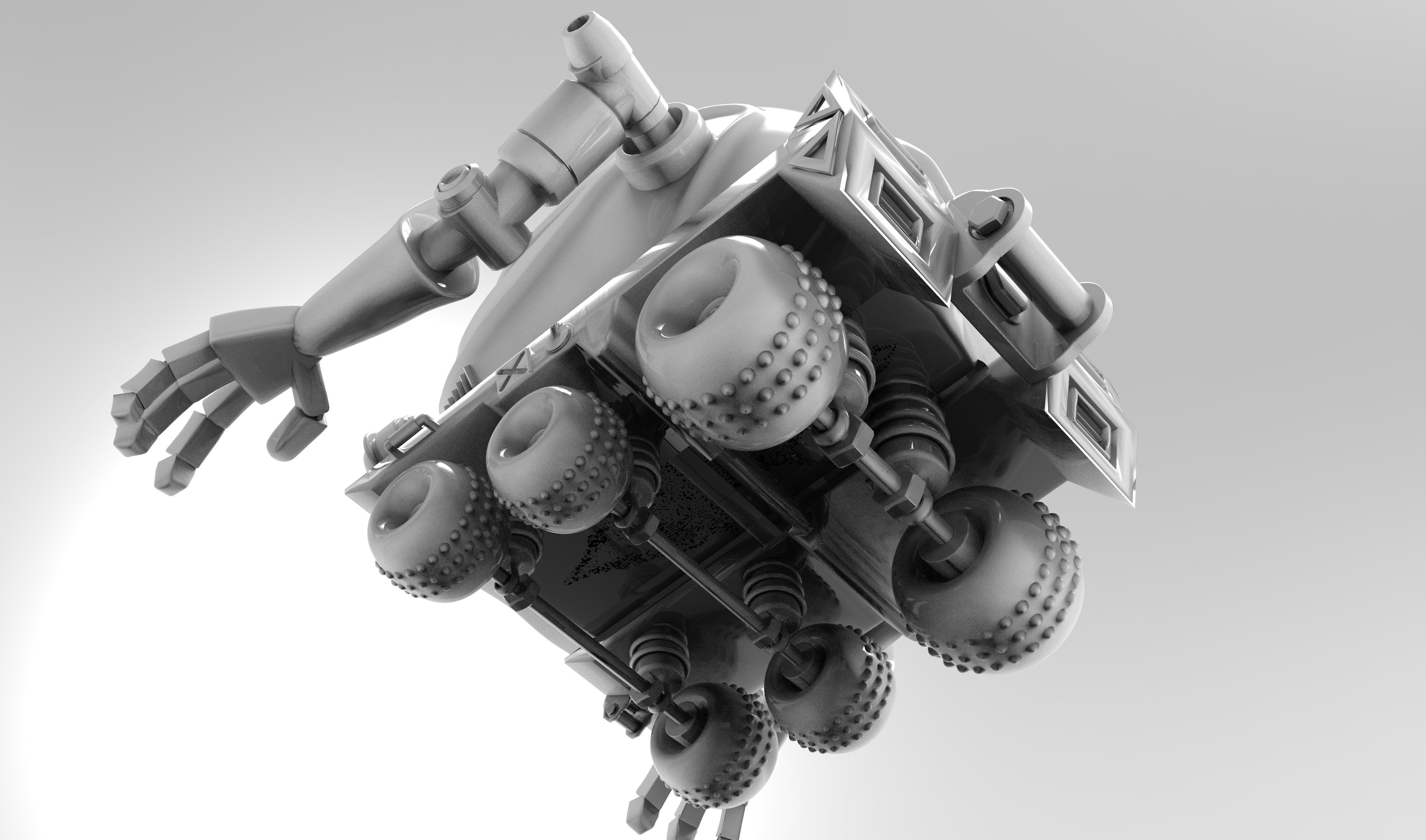 Moonwalker Robothelmets Series Sci Fi 3D print model_5