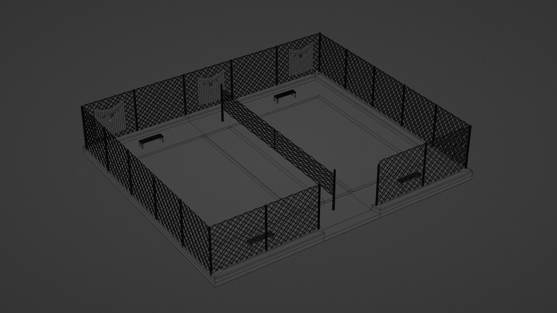 3D model Volleyball Stadium India VR / AR / lowpoly CGTrader