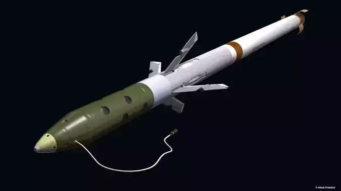 Hydra 70 APKWS II v2 3D model