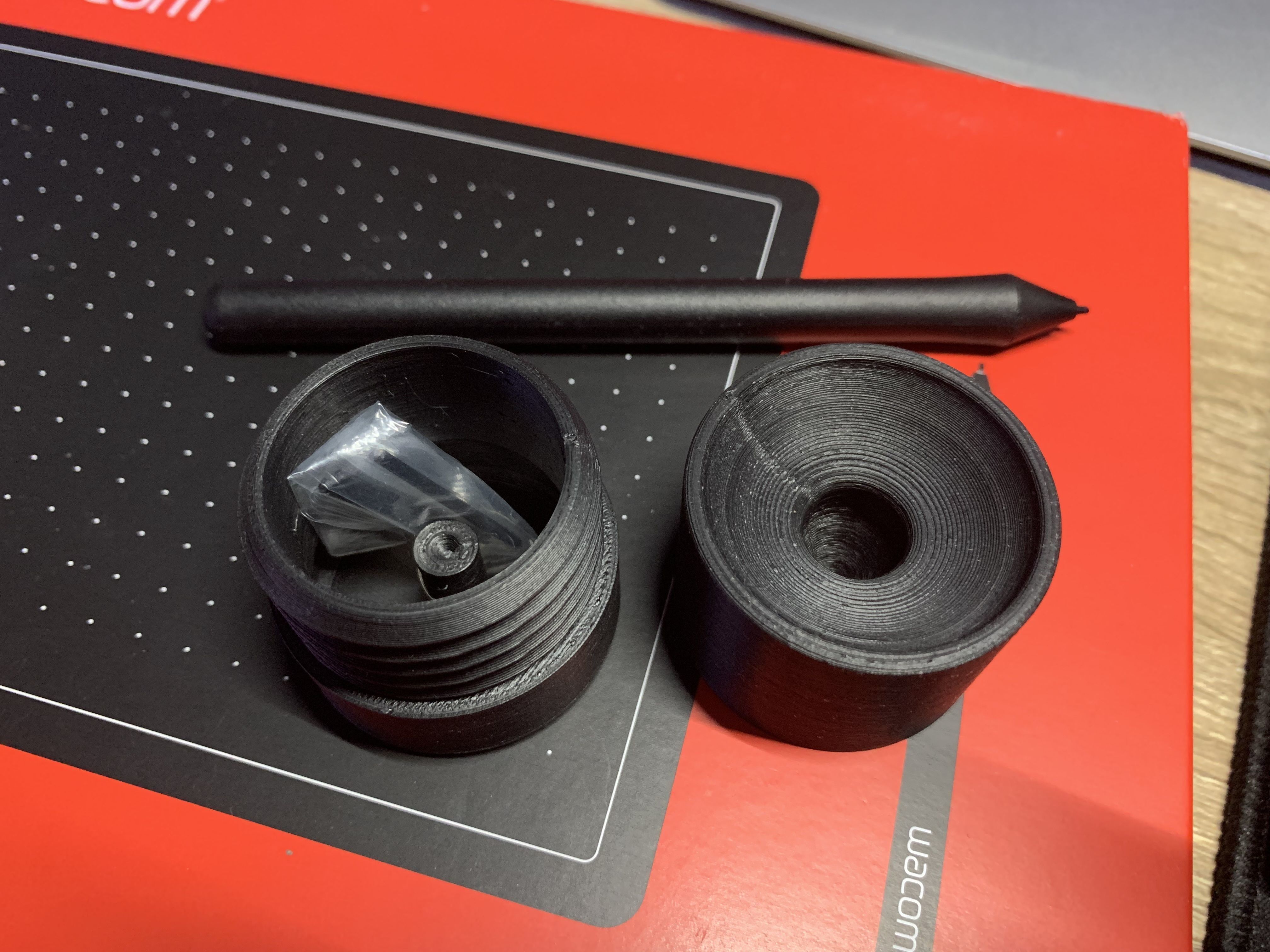 PEN HOLDER for WACOM ONE 3D print model_1