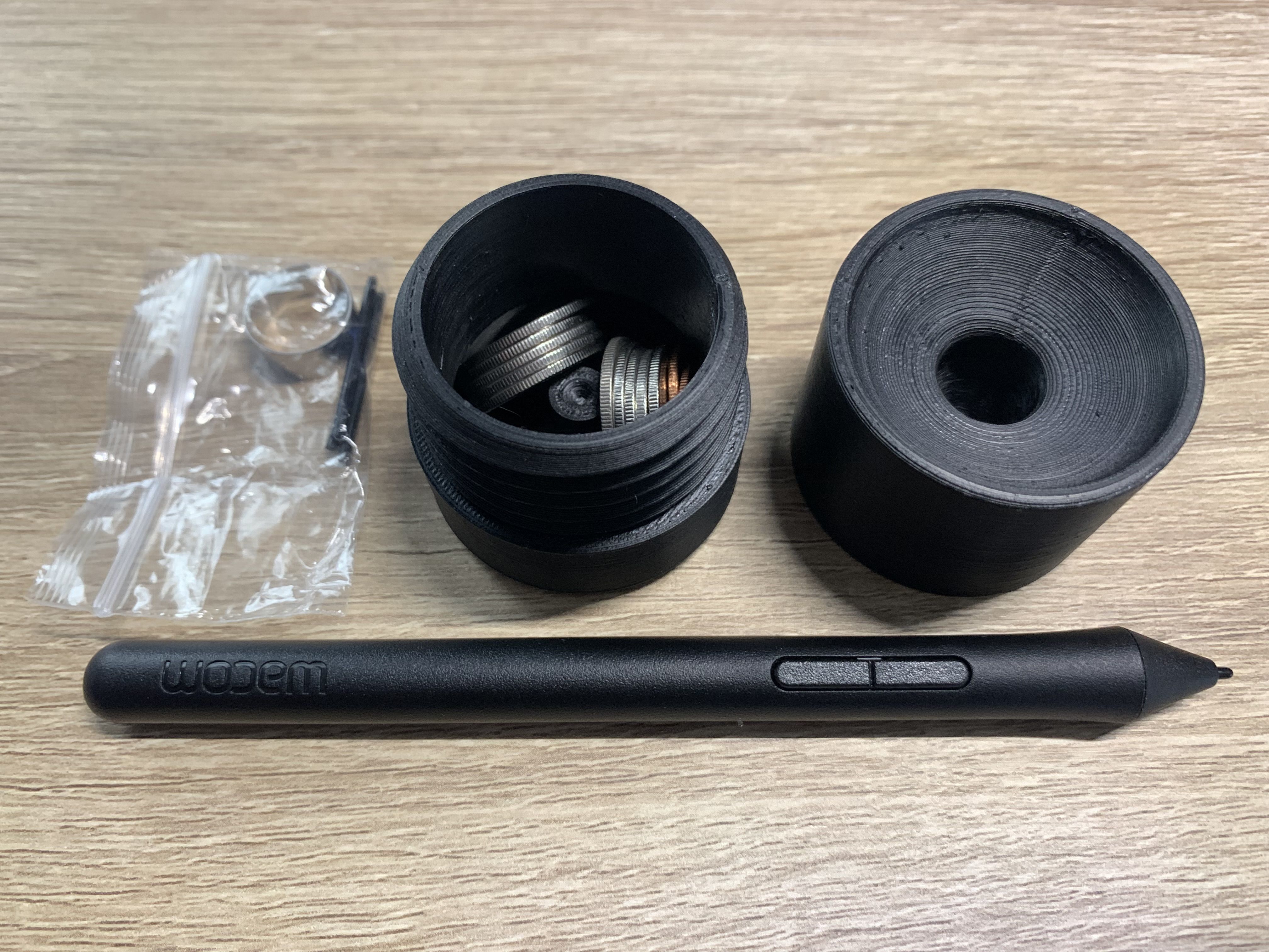 PEN HOLDER for WACOM ONE 3D print model_2