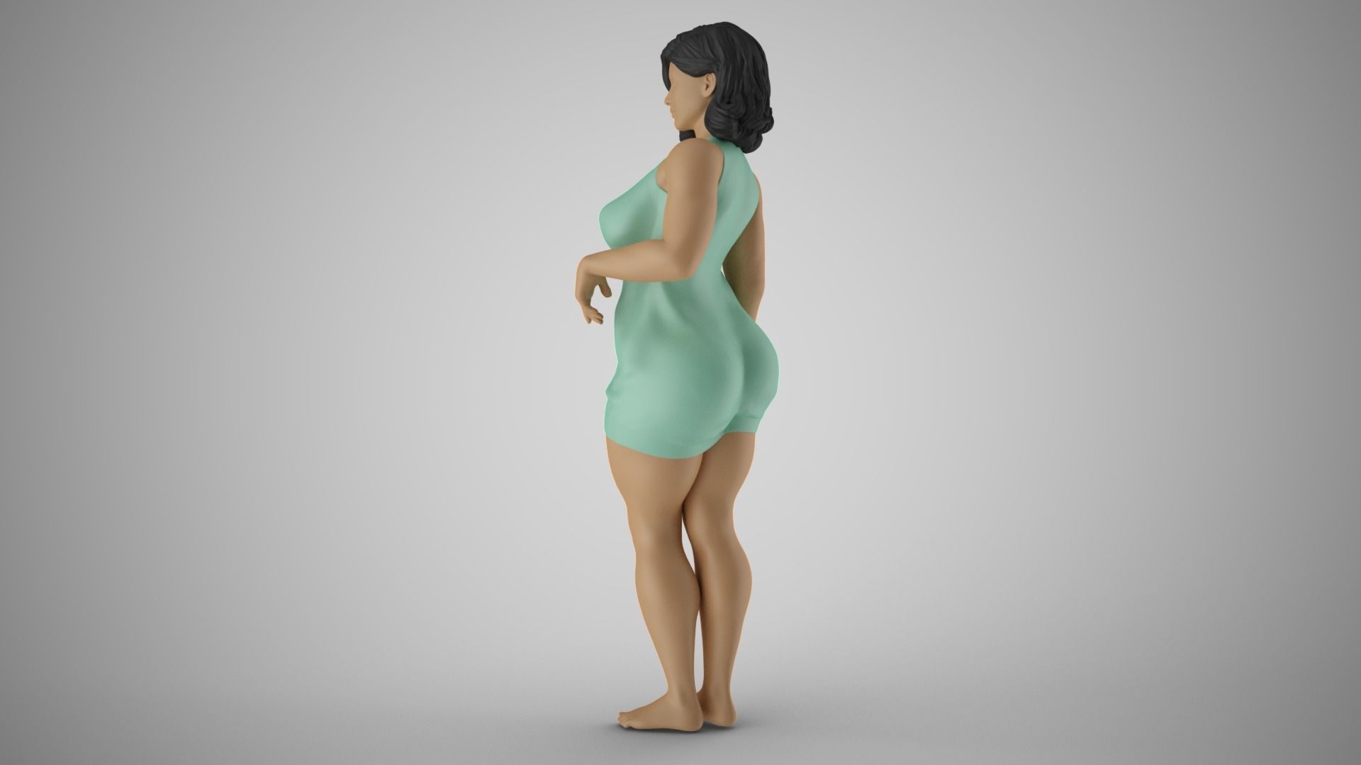 Striking Beauty 3D print model_9