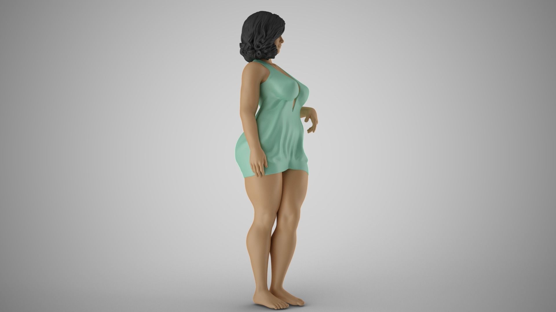 Striking Beauty 3D print model_5