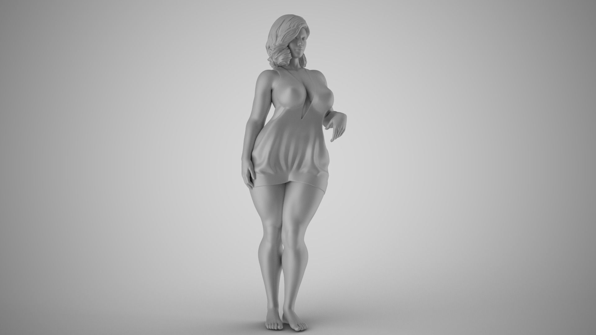 Striking Beauty 3D print model_3