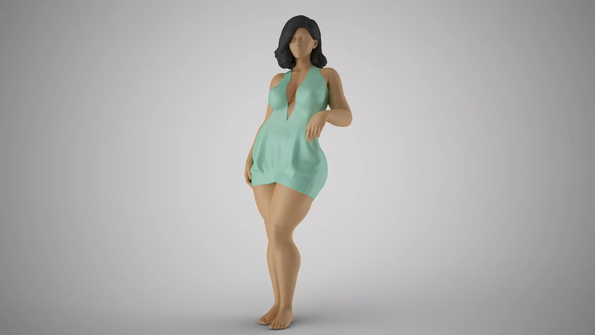 Striking Beauty 3D print model_0