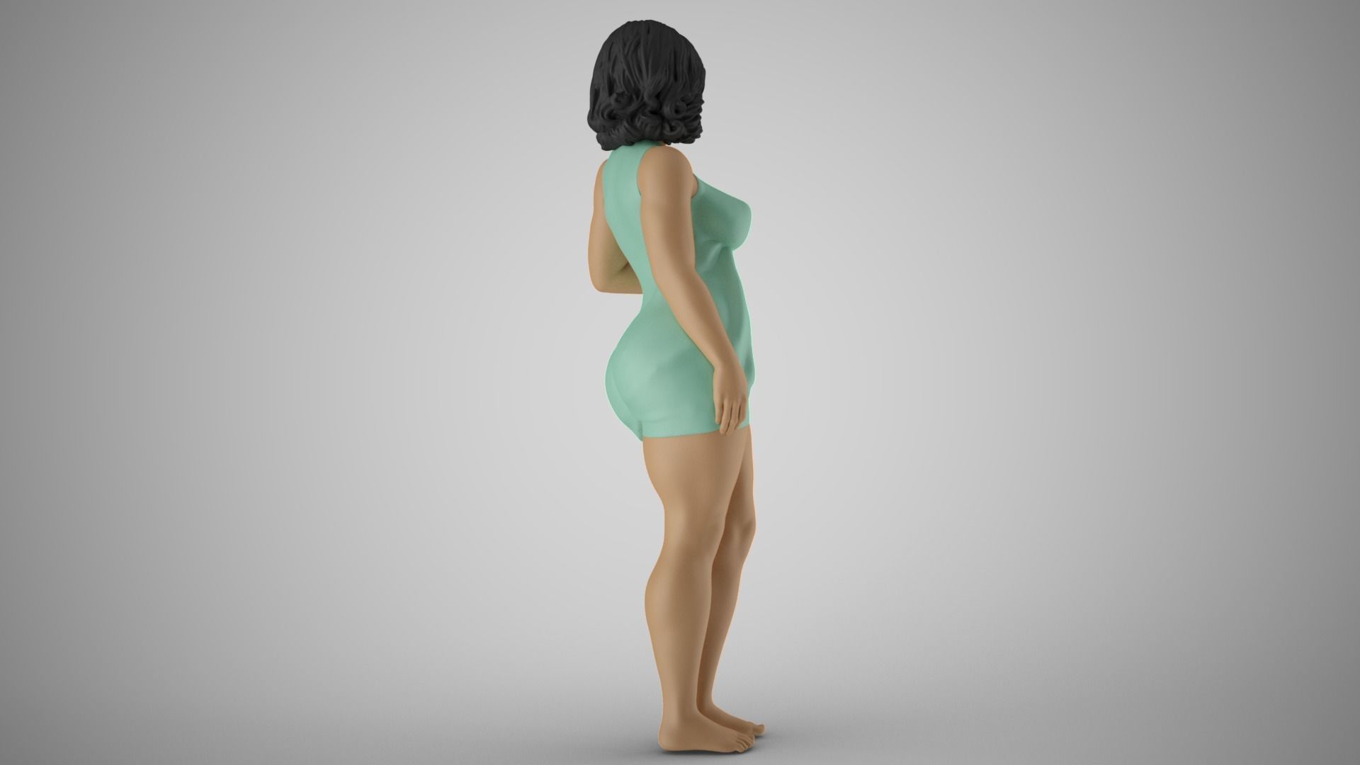 Striking Beauty 3D print model_6