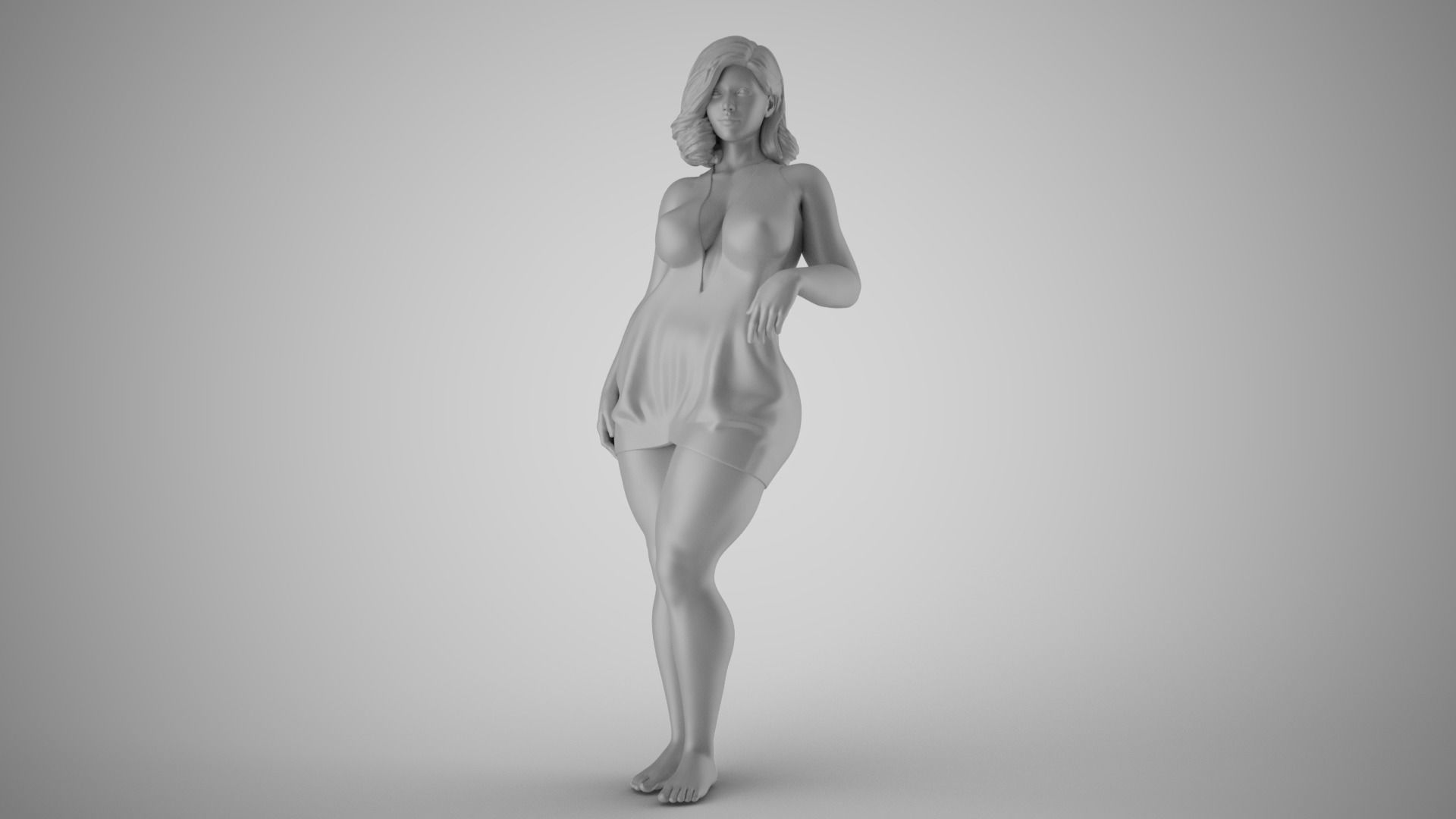 Striking Beauty 3D print model_2