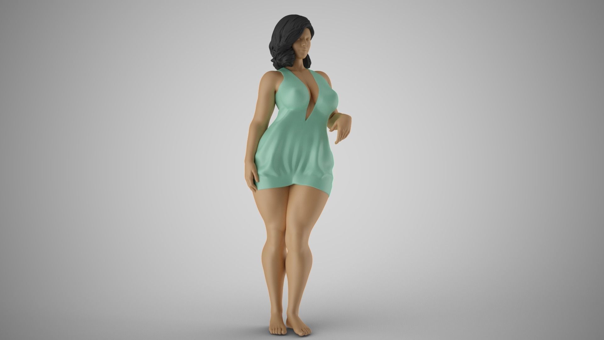 Striking Beauty 3D print model_4