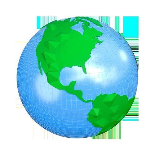 earth globe Free 3D model