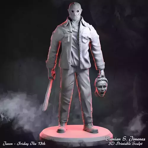 Jason Friday The 13th Printable Sculpt 3D print model