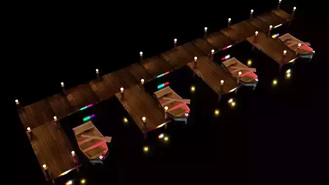 Autodesk Maya  Modelling Texturing And Lighting Of Dock 