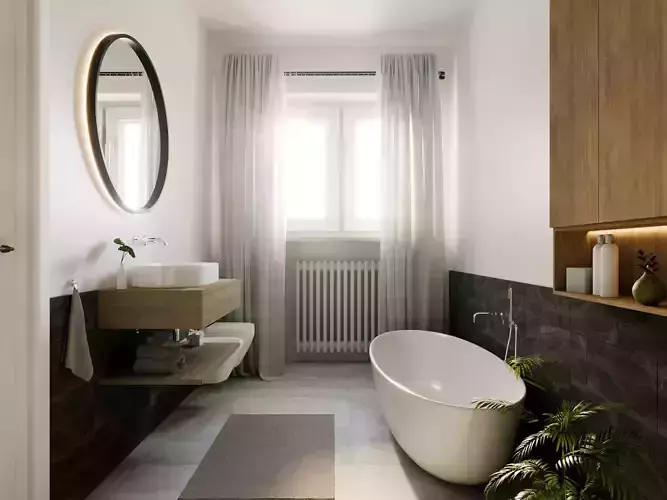 Modern Bathroom 3D model