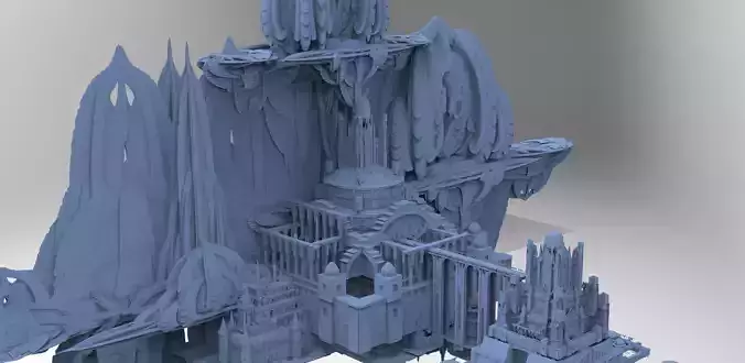 Atlantis Sunken Kit back series 3D model