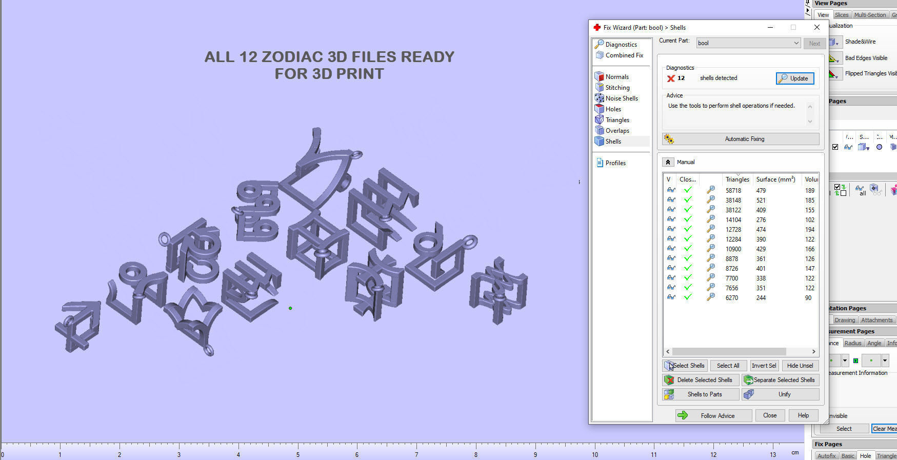 Zodiac 3d Necklace 3D print model_1