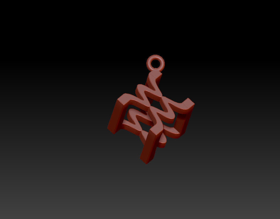 Zodiac 3d Necklace 3D print model_2