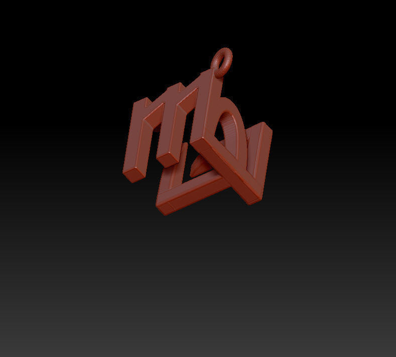 Zodiac 3d Necklace 3D print model_18