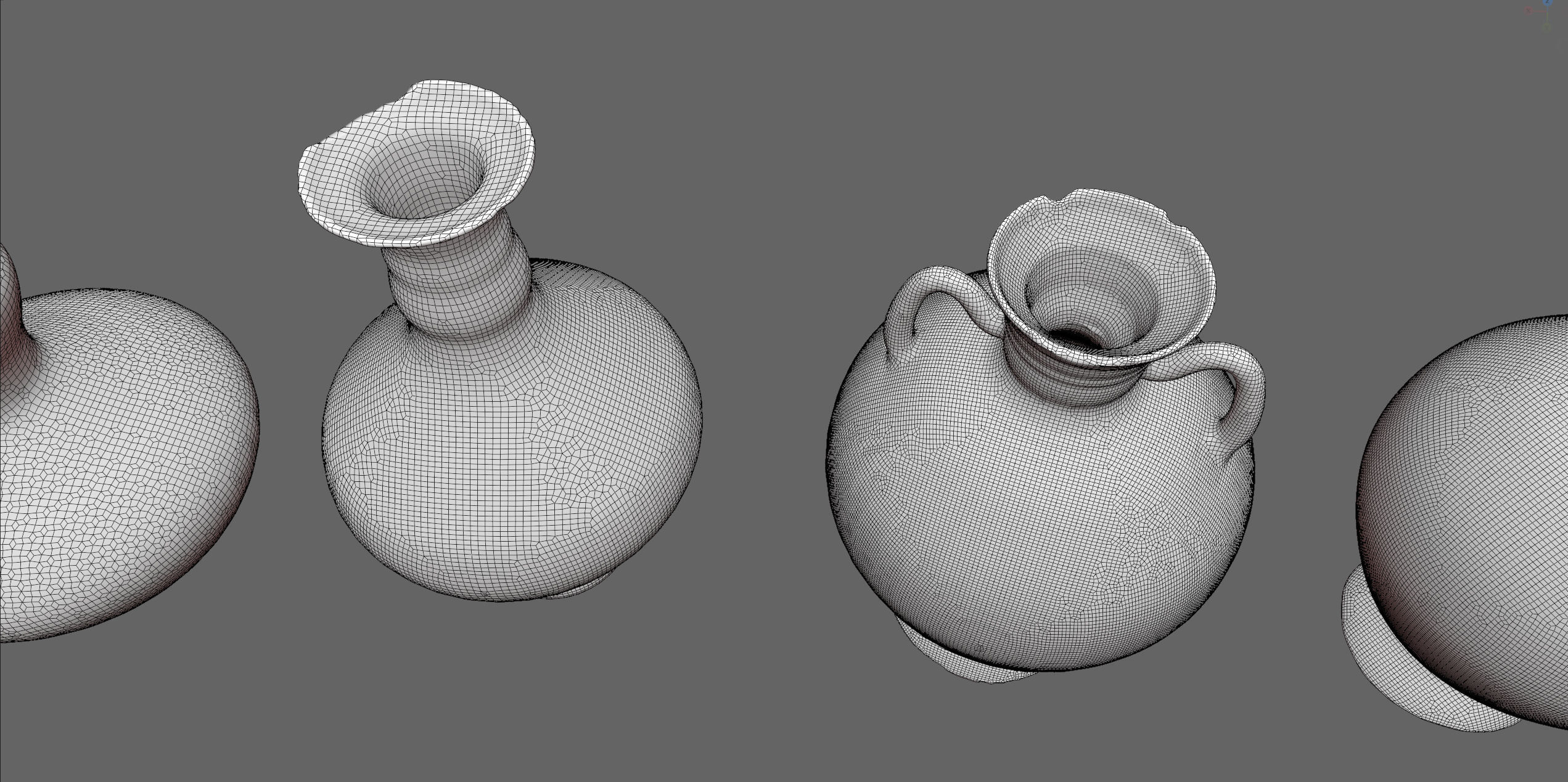 Old Jugs Pots and Vases collection 3D model_10