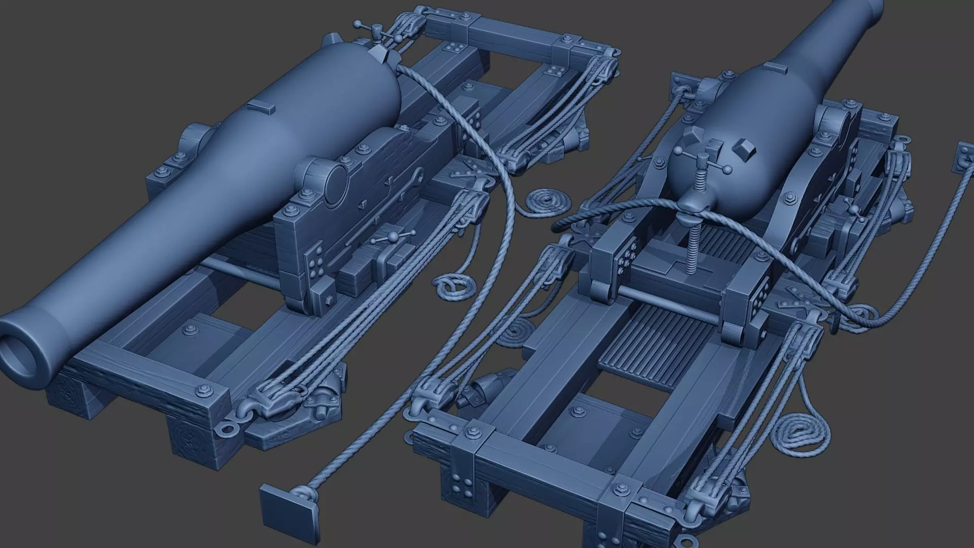 American civil war Dahlgren Cannon ACWDC 3D print model_0