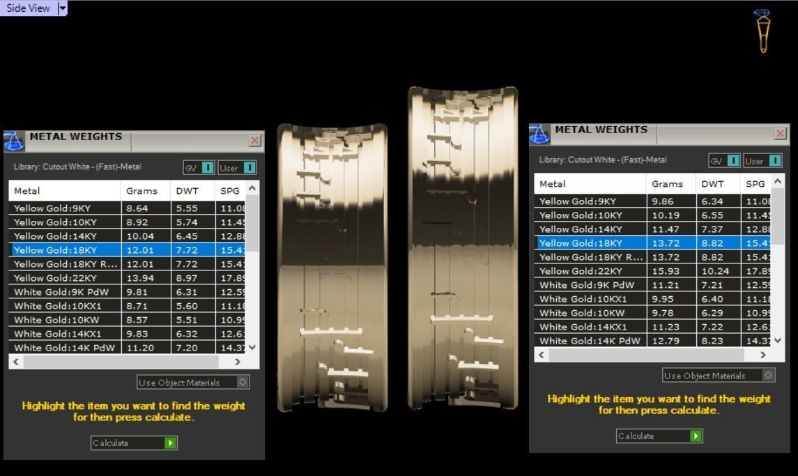 ring set 45 collection1  musical note 3D print model_5