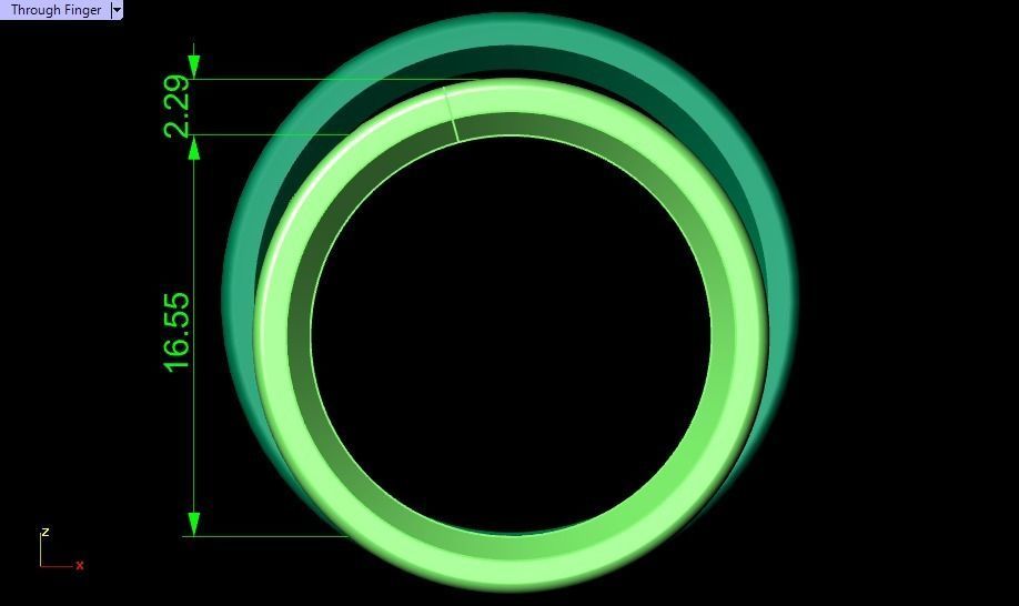 ring set 45 collection1  musical note 3D print model_9