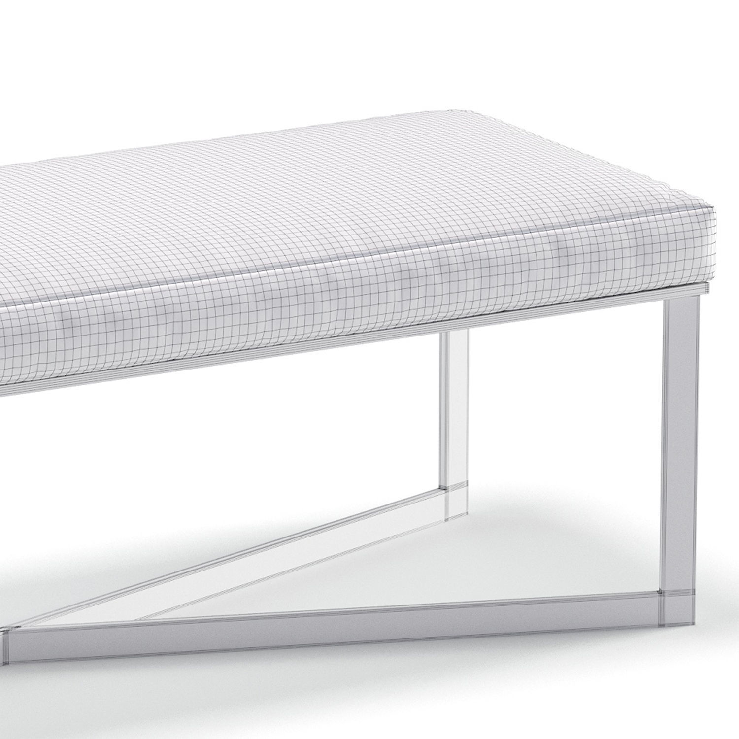 Bench RALPH by Cazarina Interiors 3 Colors Version 3D model_3