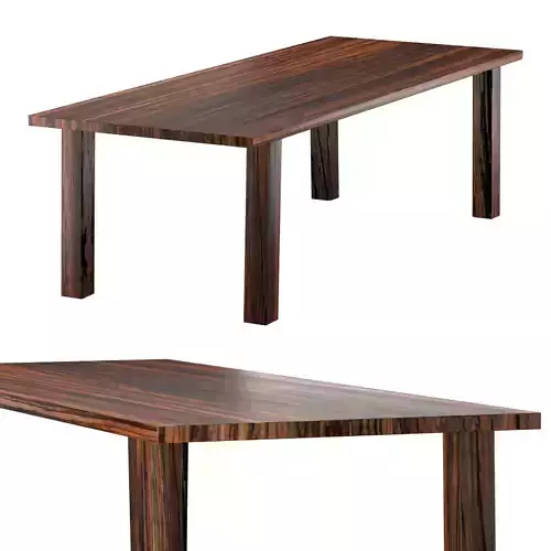 SPO African Walnut Table