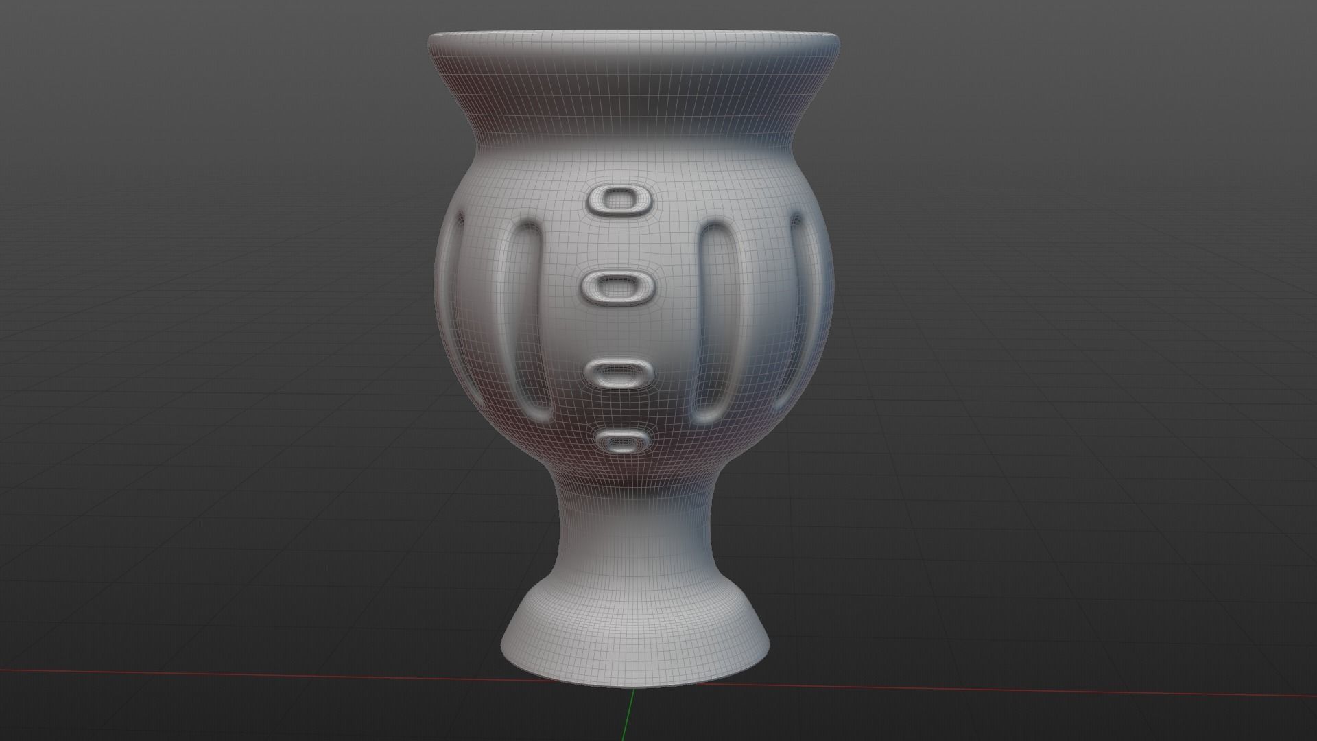 Ancient chalice 3D model_4