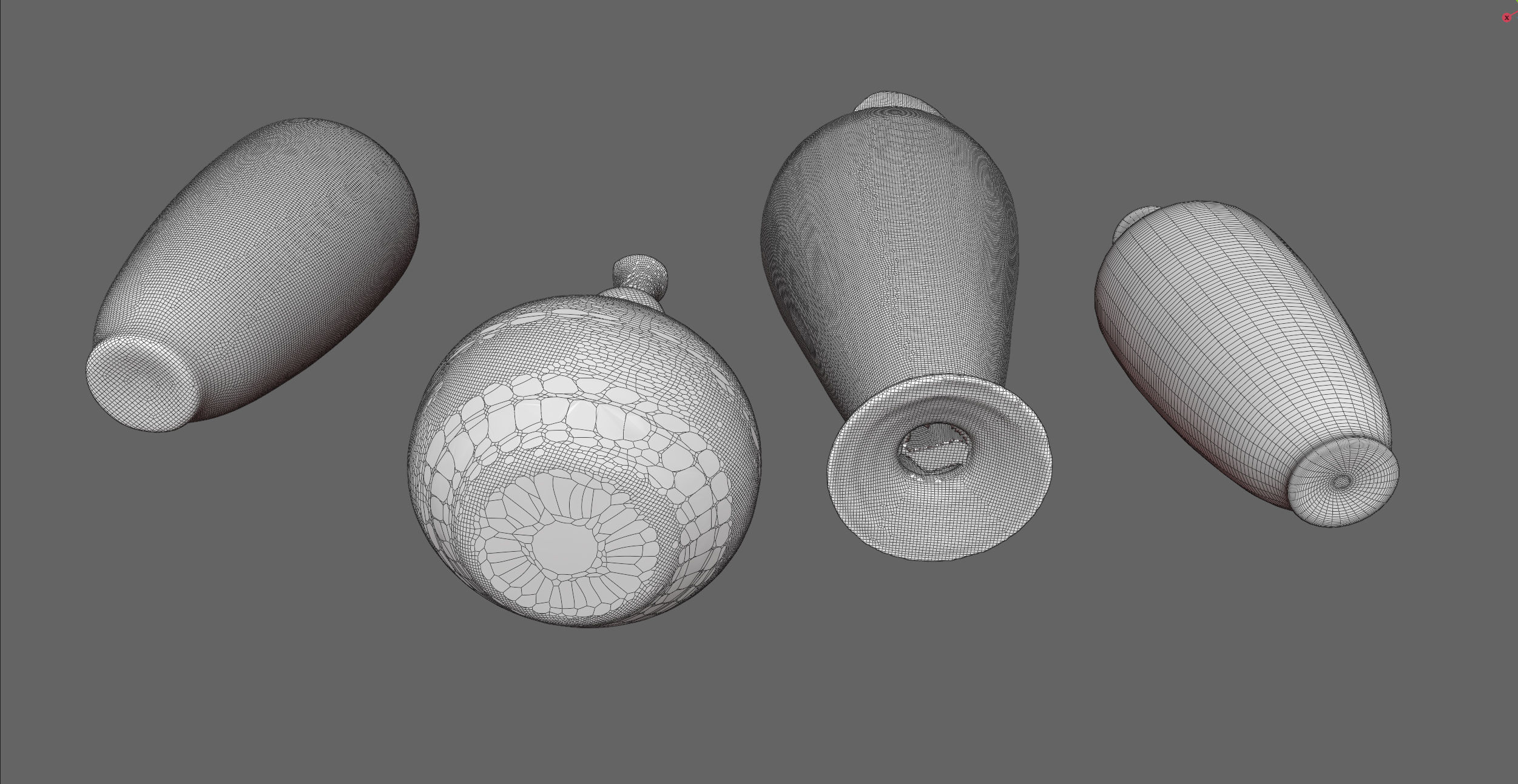 Various Vases Collection  3D model_8