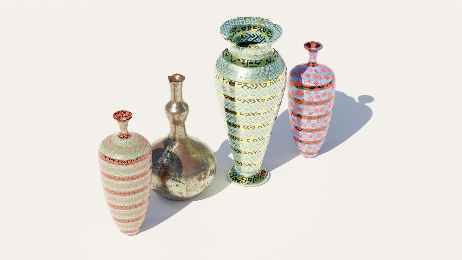 Various Vases Collection  3D model_6