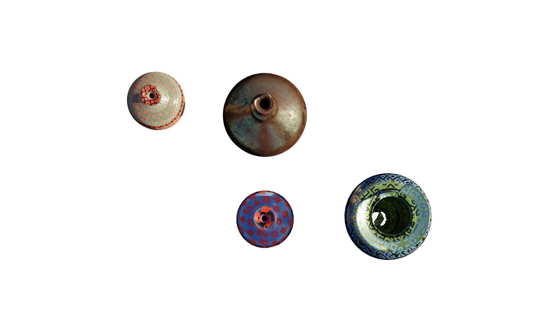 Various Vases Collection  3D model_5