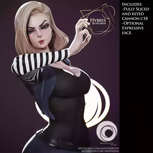 Dragon Ball Cannon C18