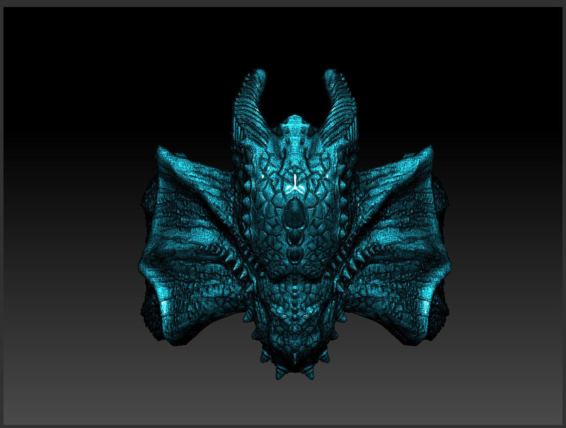 Dragon Phoenix Biker Ring    3D print model_18