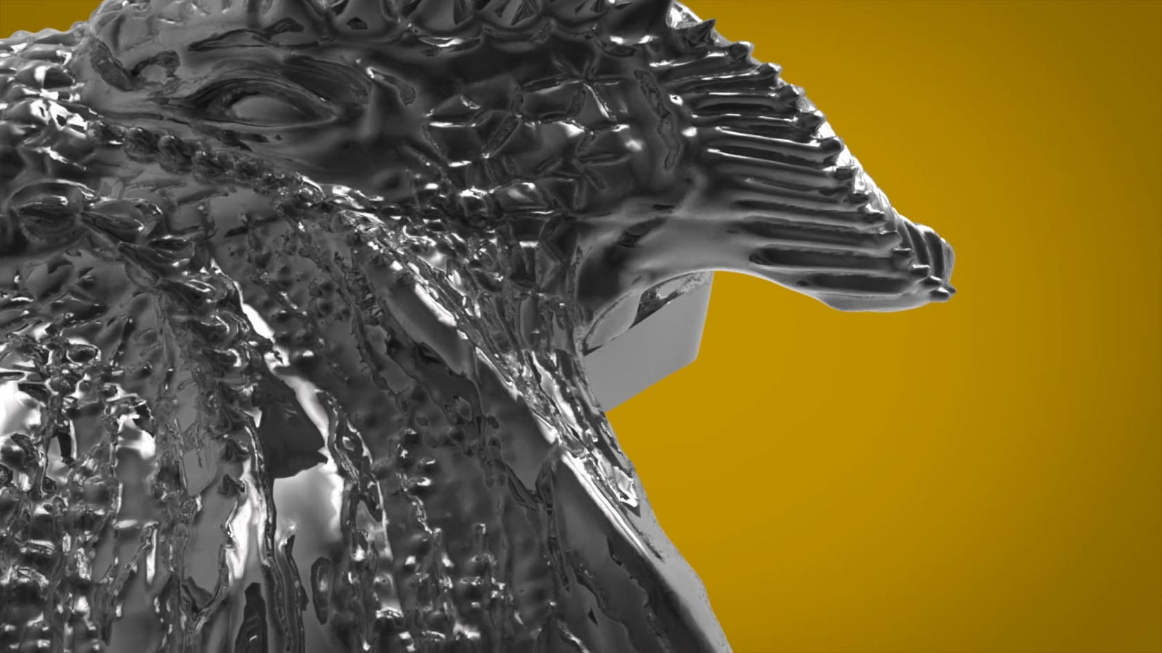 Dragon Phoenix Biker Ring    3D print model_22