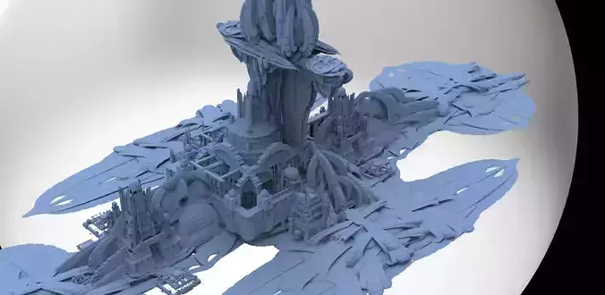 Elven Ancient Atlantis Structures