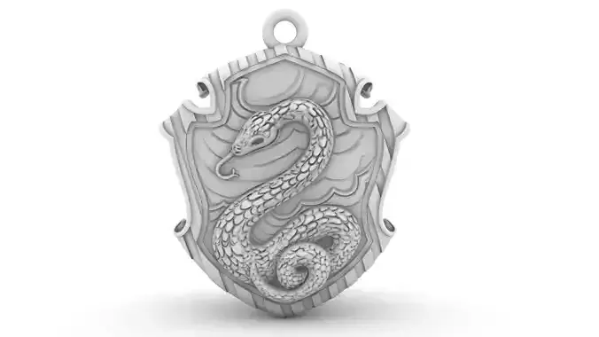 Slytherin House Shield Pendant