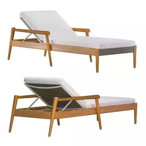 KONOS CHAISE LOUNGE WITH ARMS 3D model