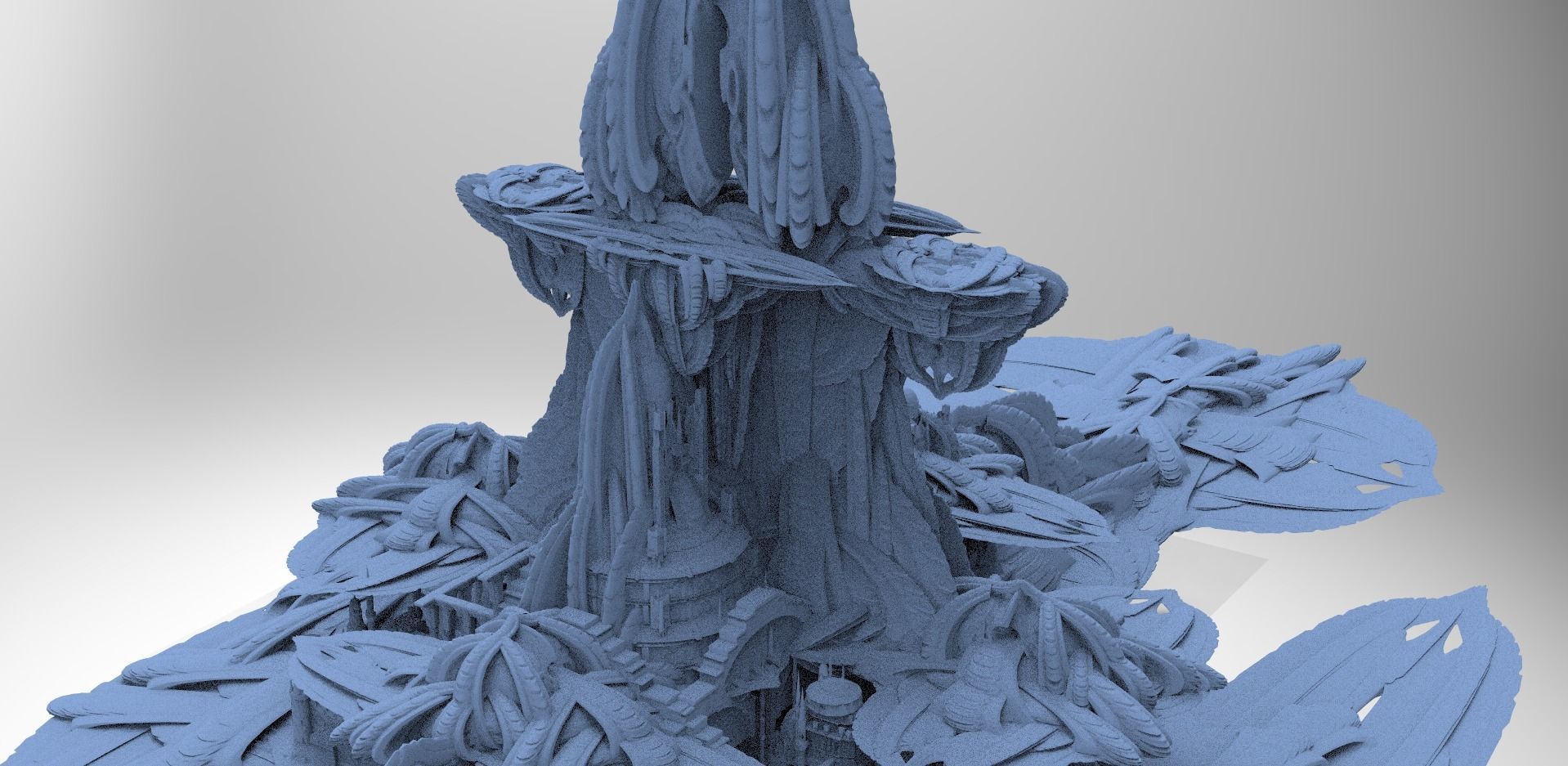 Tower Ocean Floor Fantasy 3D model_1