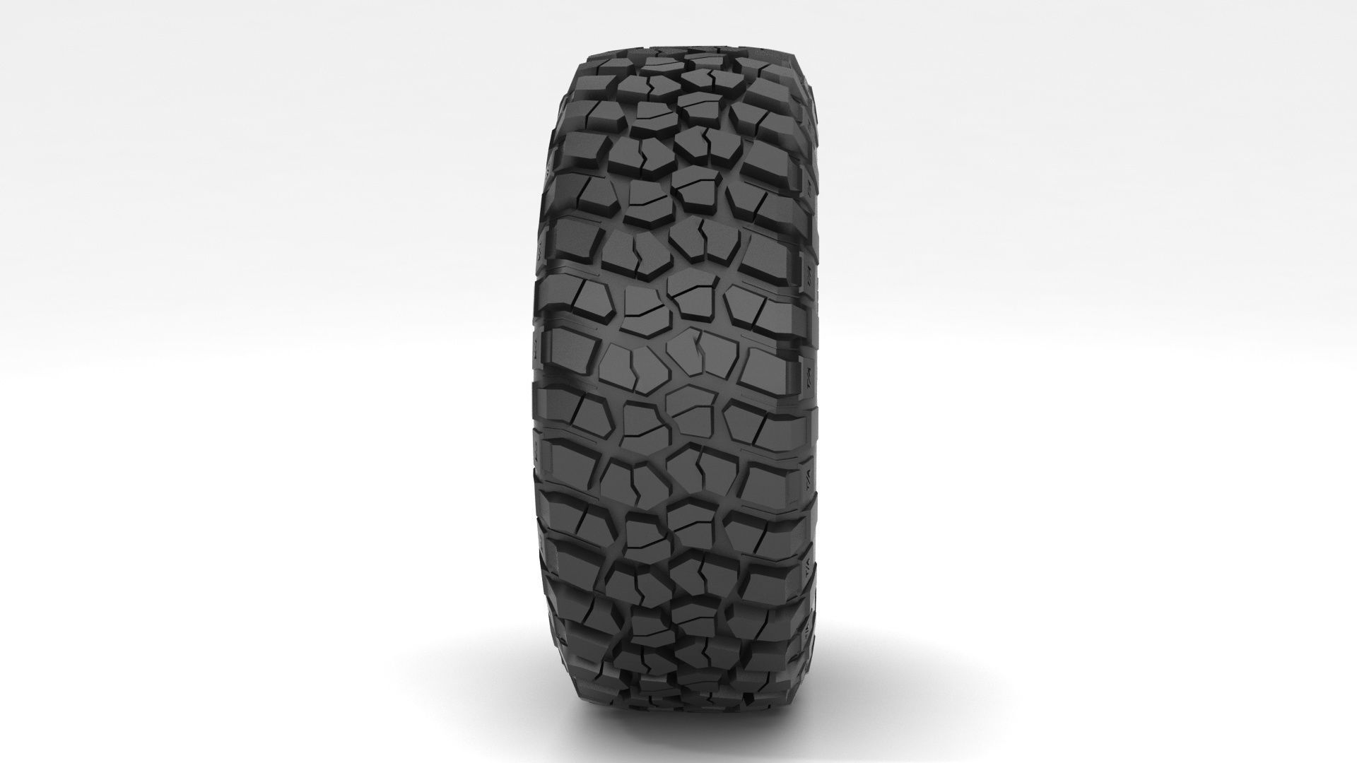 OFF ROAD WHEEL AND TIRE 6 3D model_2