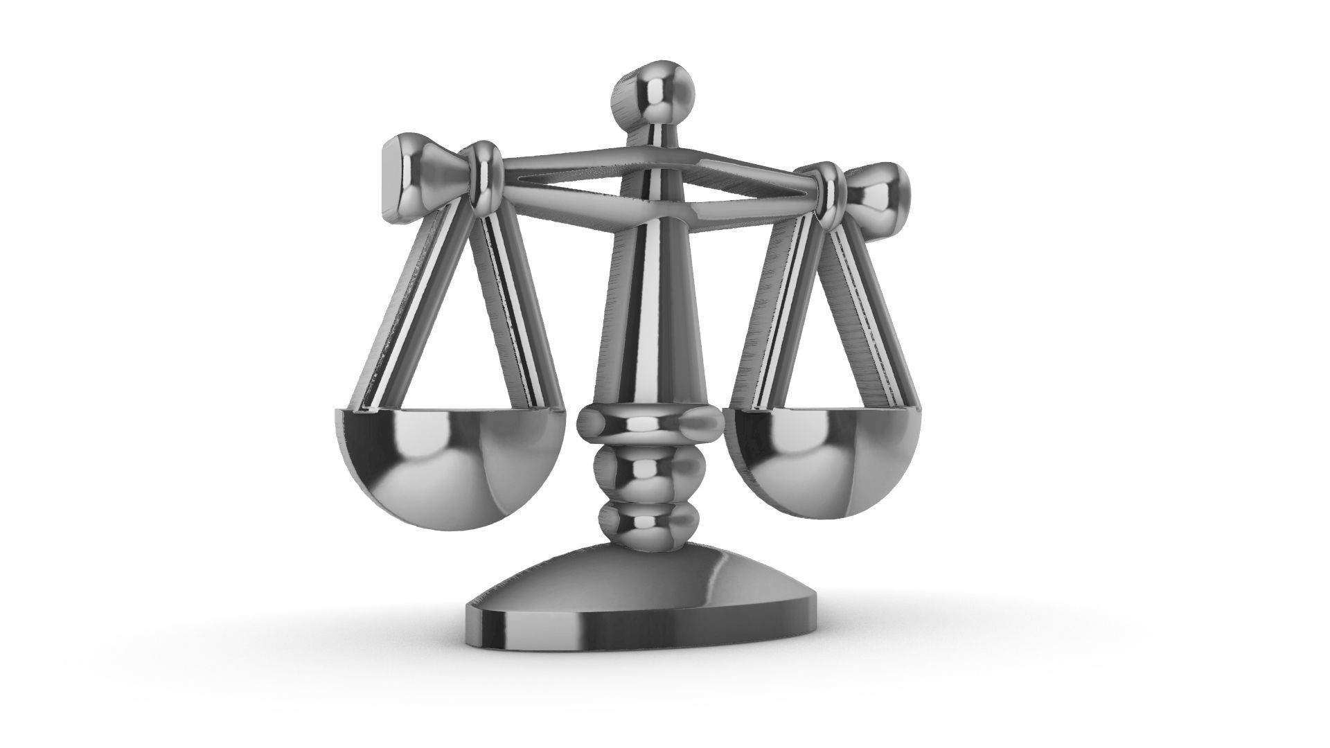 Balance Scale Of Justice 3D print model_1