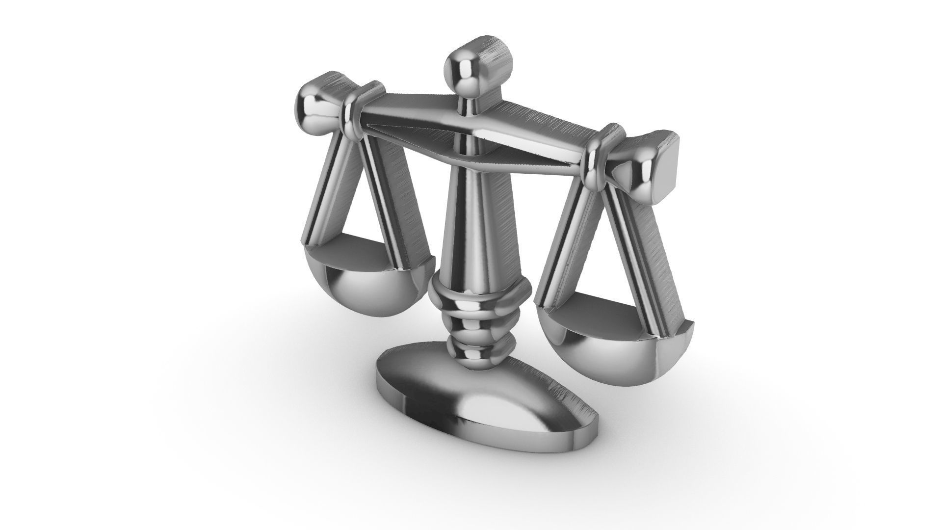 Balance Scale Of Justice 3D print model_12